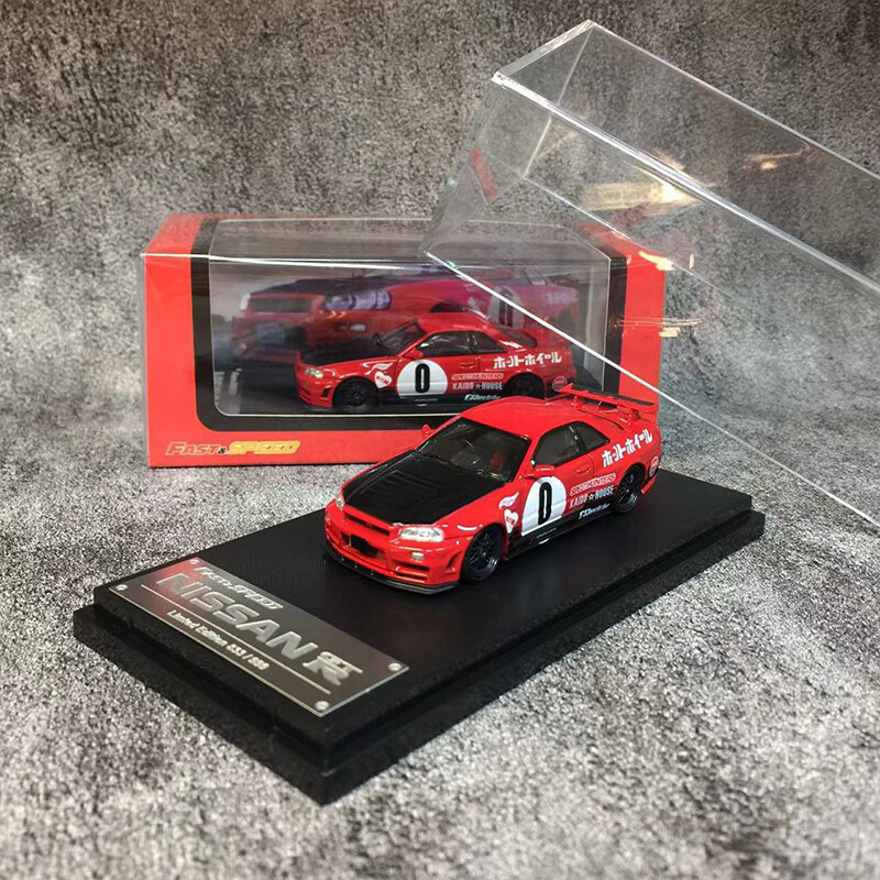 Fast Speed 1:64 Model Car Nissan Skyline GT-R MK5 R34 Alloy