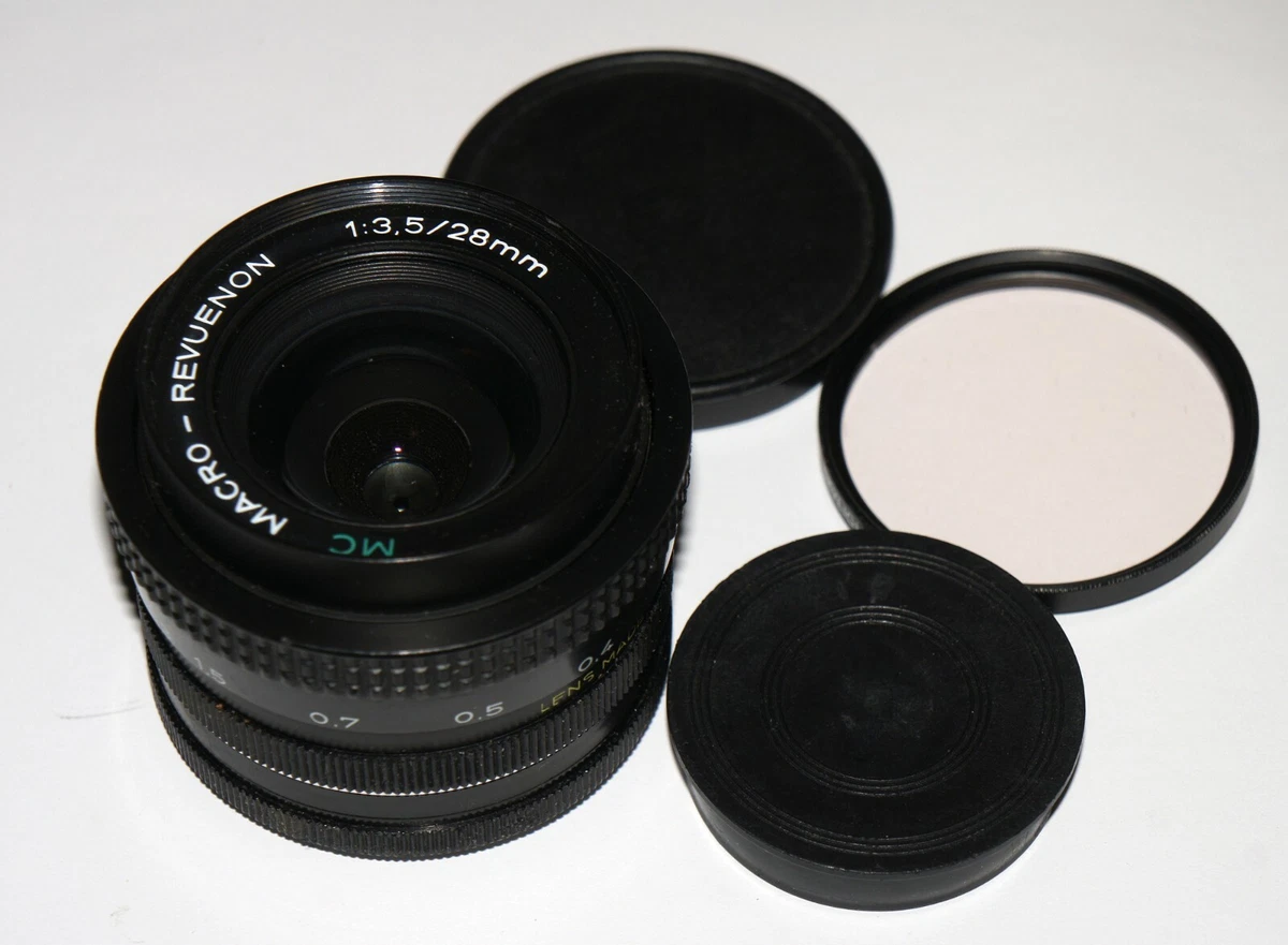 大注目】 MACRO MC REVUENON F3.5［8-1］ 28mm レンズ(単焦点) - www