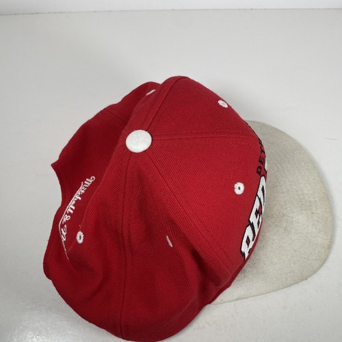 Detroit Red Wings Logo NHL Ice Hockey Mitchell & Ness Snapback Hat Throwback Cap - Picture 7 of 13