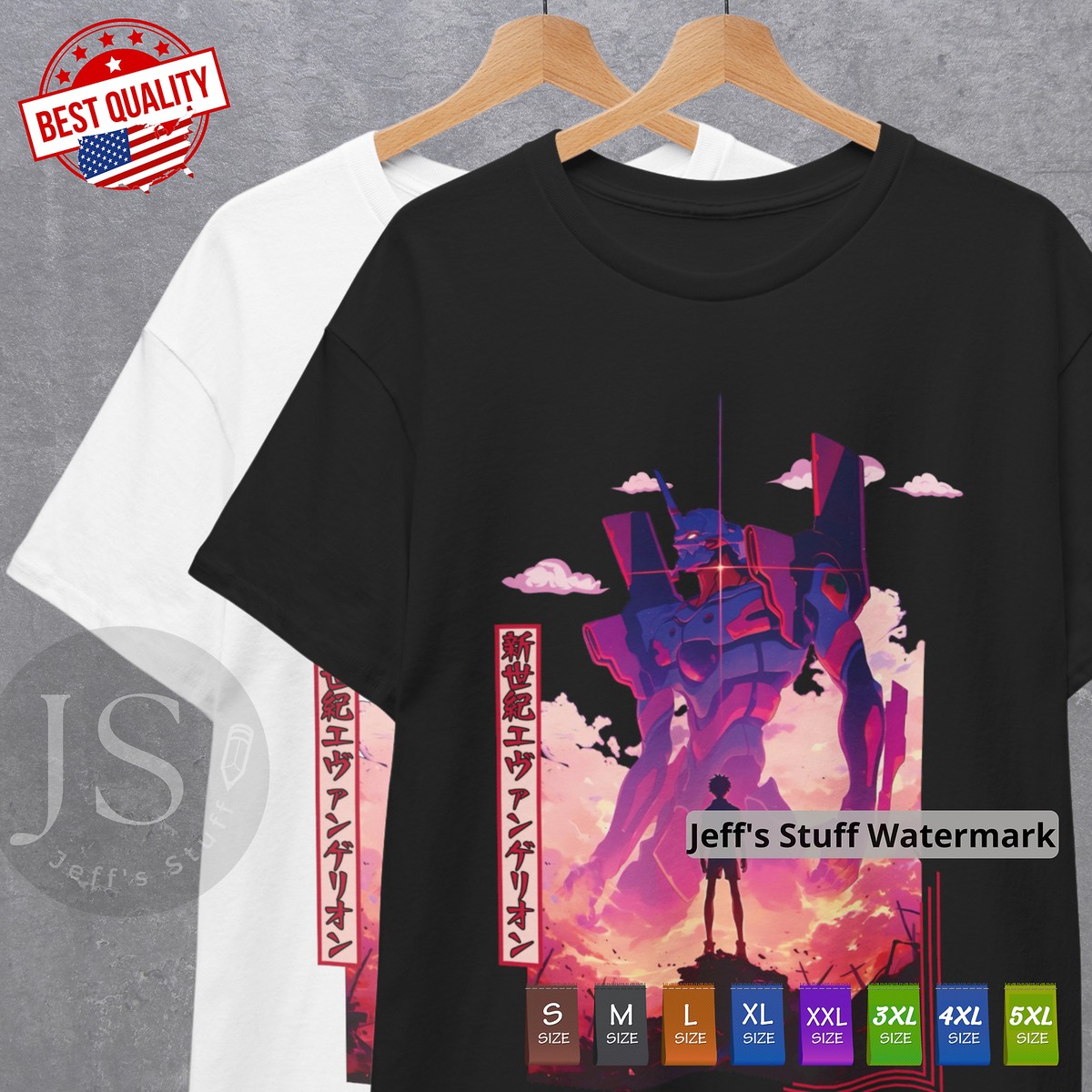 Eva 01 Nerv T Shirt Evangelion 90s Anime Clothing Manga Cosplay 