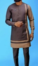 Gad-African Matching Set- Dashik, Cashmere Quality Materials-Gad
