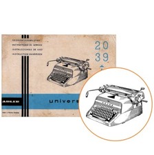 Adler Universal Nos. 29 30 40 Typewriter Instruction Manual User Repro Vtg Guide thumbnail