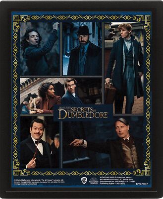Pyramid International Fantastic Beasts The Secrets of Dumbledore 3D-Poster, 25 c
