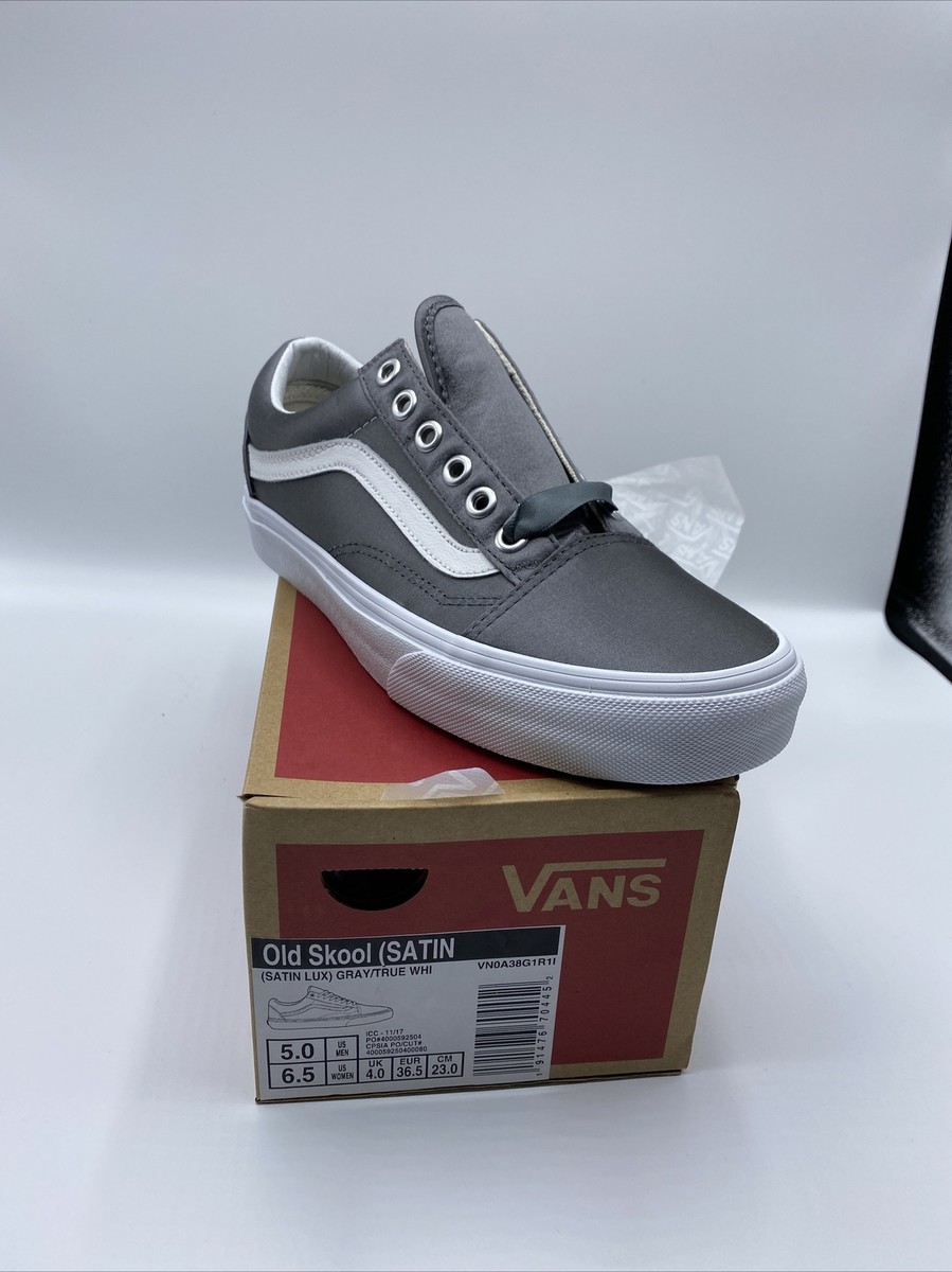 Old Skool Vans Satin Lux Authentic VANS Old Skool Satin Lux Gray
