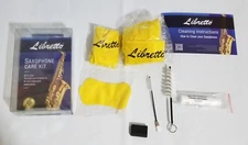 Saxophone Care Kit Mouthpiece Brush + Dust Brush, cork Grease More