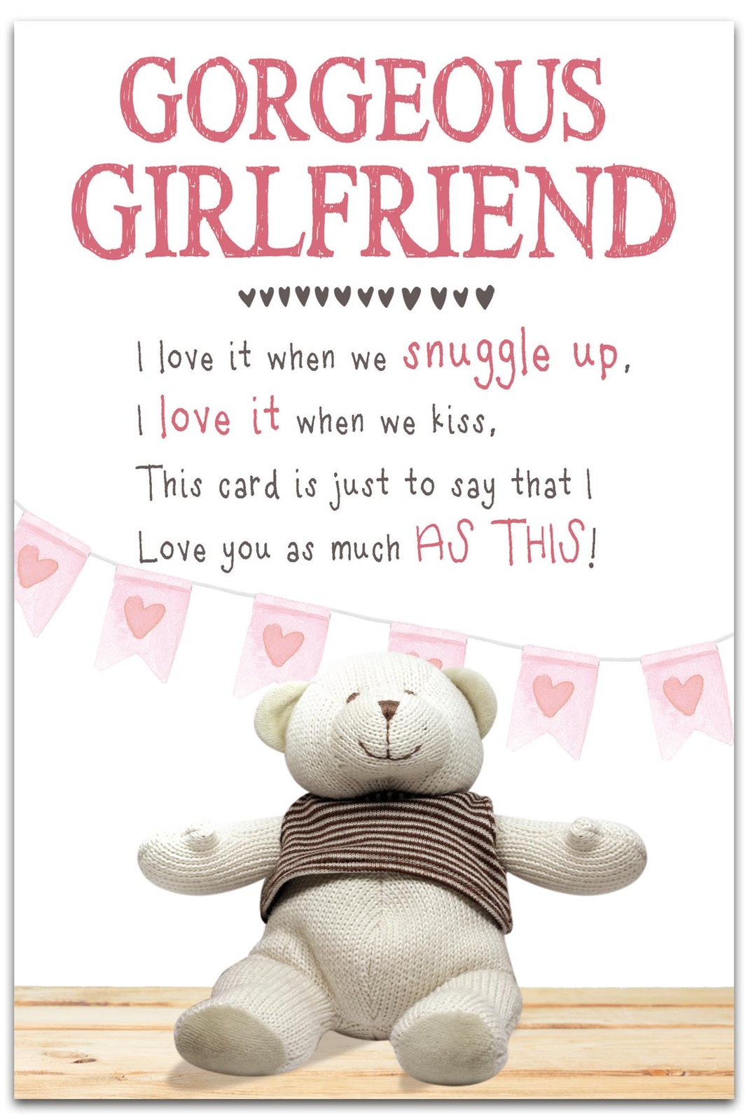 Girlfriend Valentine's Day Card, Girlfriend Valentine's Card, Girlfriend Card