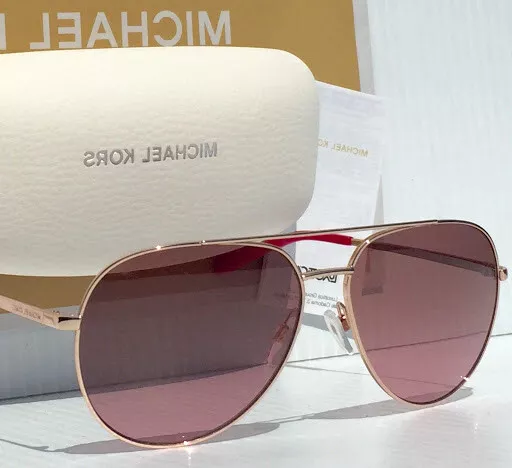 Michael Kors MK5009 Rose Gold Smoke Gradient Sunglasses New In box