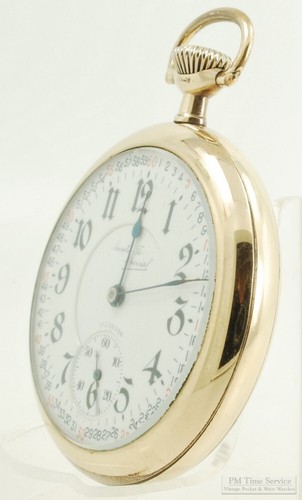 Illinois "Santa Fe Special" Grade 806 Taschenuhr, 16 Gr., 21 Jewels, YGF Gehäuse