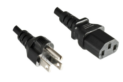 DINIC Netzkabel Japan Typ B auf C13, JPN, schwarz, 3m