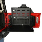 2-Tier Tailgate Table Foldable Storage Shelf fit Jeep Wrangler 2007-2026 JK JL