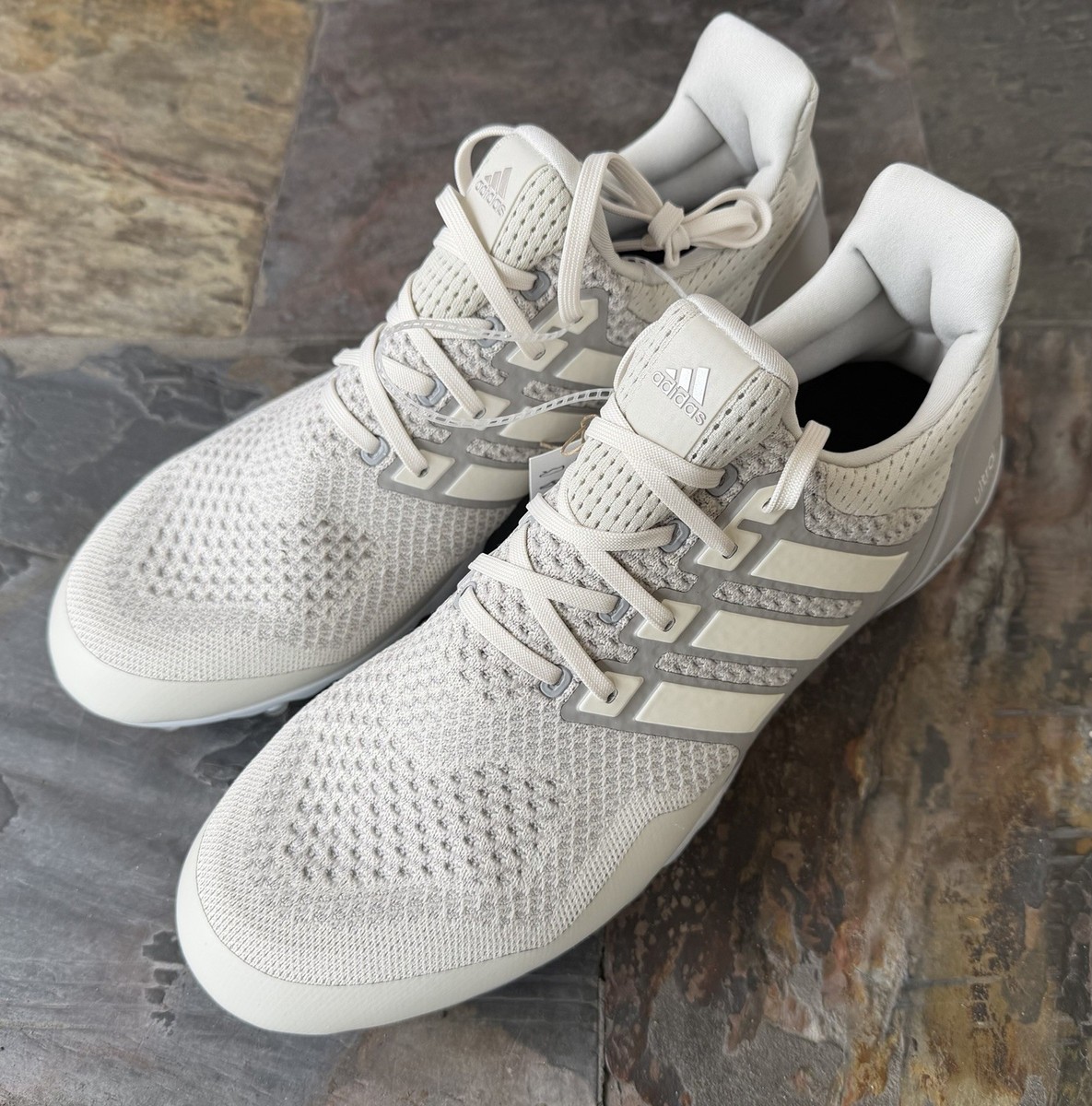 Size 11 - adidas UltraBoost Cleat Talc Clear Granite JP7409  display picture 1