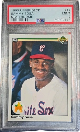 1990 Upper Deck - Star Rookie Sammy Sosa PSA 9
