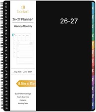 Weekly and Monthly Planner 2026-2027, July 2026-June 2027, 8.5'' x 11'' Academ