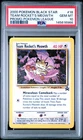 2000 POKEMON PROMO BLACK STAR POKEMON LEAGUE #18 TEAM ROCKET'S MEOWTH PSA 10