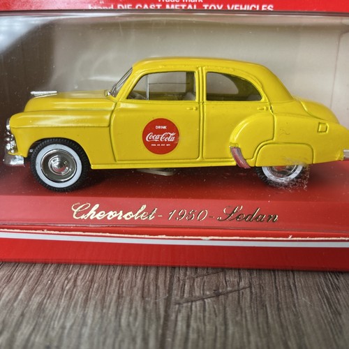 Hartoy Die-cast Metal Coca-Cola Chevrolet 1950 Sedan 1/43 Scale 1979 - Picture 3 of 11
