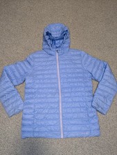 Lands End Girls XL 14-16 Plus PrimaLoft Puffer Jacket Lightweight Lavender