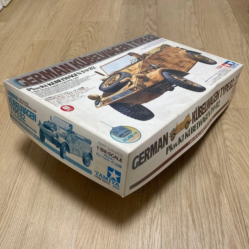 Tamiya German Kubelwagen Type 82 scala 1/16 RC Car Kit modello militare - Immagine 2 di 4