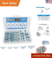 Versatile 38-Piece Wing Nut Assorted Set - Easy Tightening for All Applications
