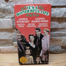 It's a Wonderful Life VHS Tape Starring Jimmy Stewart