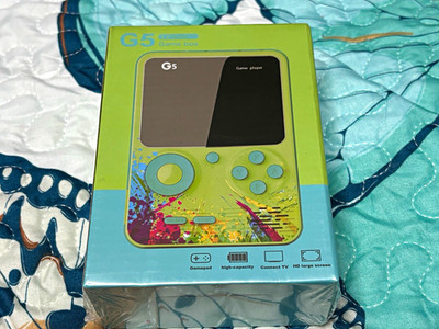 G5 Handheld Electronic Game Player Console, TV Connect, AV/DC Cables, Manual