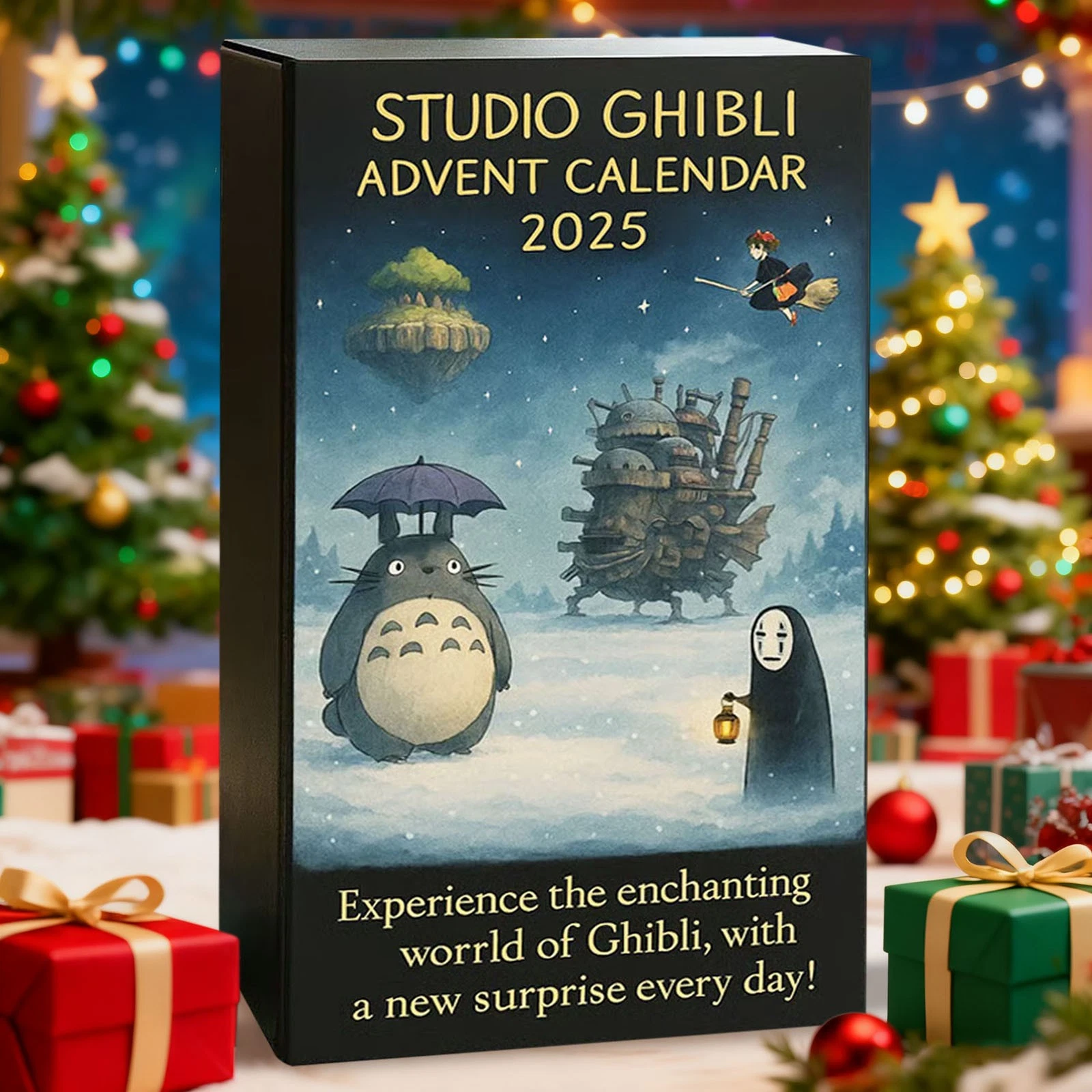 2025 Studio Ghibli Acrylic Advent Calendar 24 Days Collectible Decor