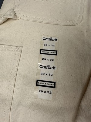 CARHARTT double knee b04 nat 34インチ Carhartt B04 Natural Double Knee Work Pants (34X31) – DAMAGED GLITTER
