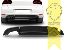 Heckansatz Heckspoiler Diffusor für VW Golf 6 Limousine Sport Optik GTI Optik