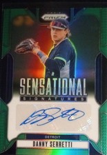 2025 Panini Prizm - Sensational Signatures Danny Serretti Green Prizm #SS-DS