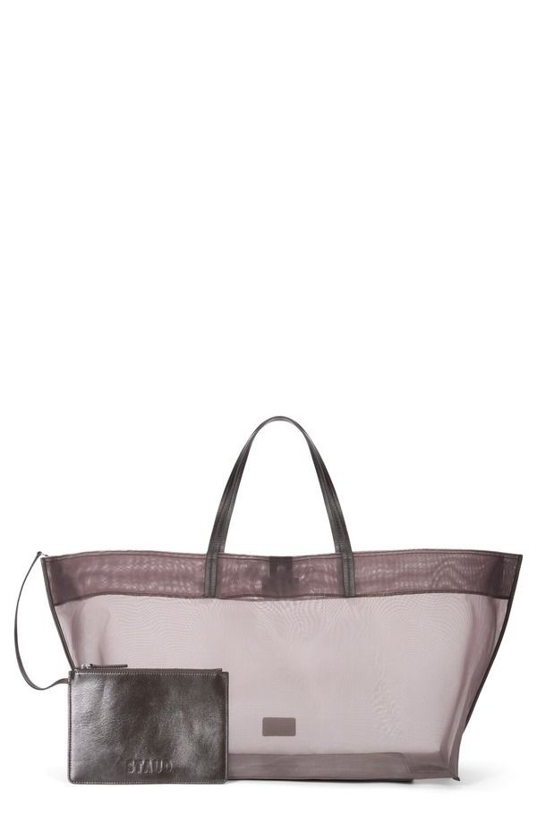 Staud Ladies Bag Mesh Large Christos Totespresso Rare Luxury Designer Model Limi