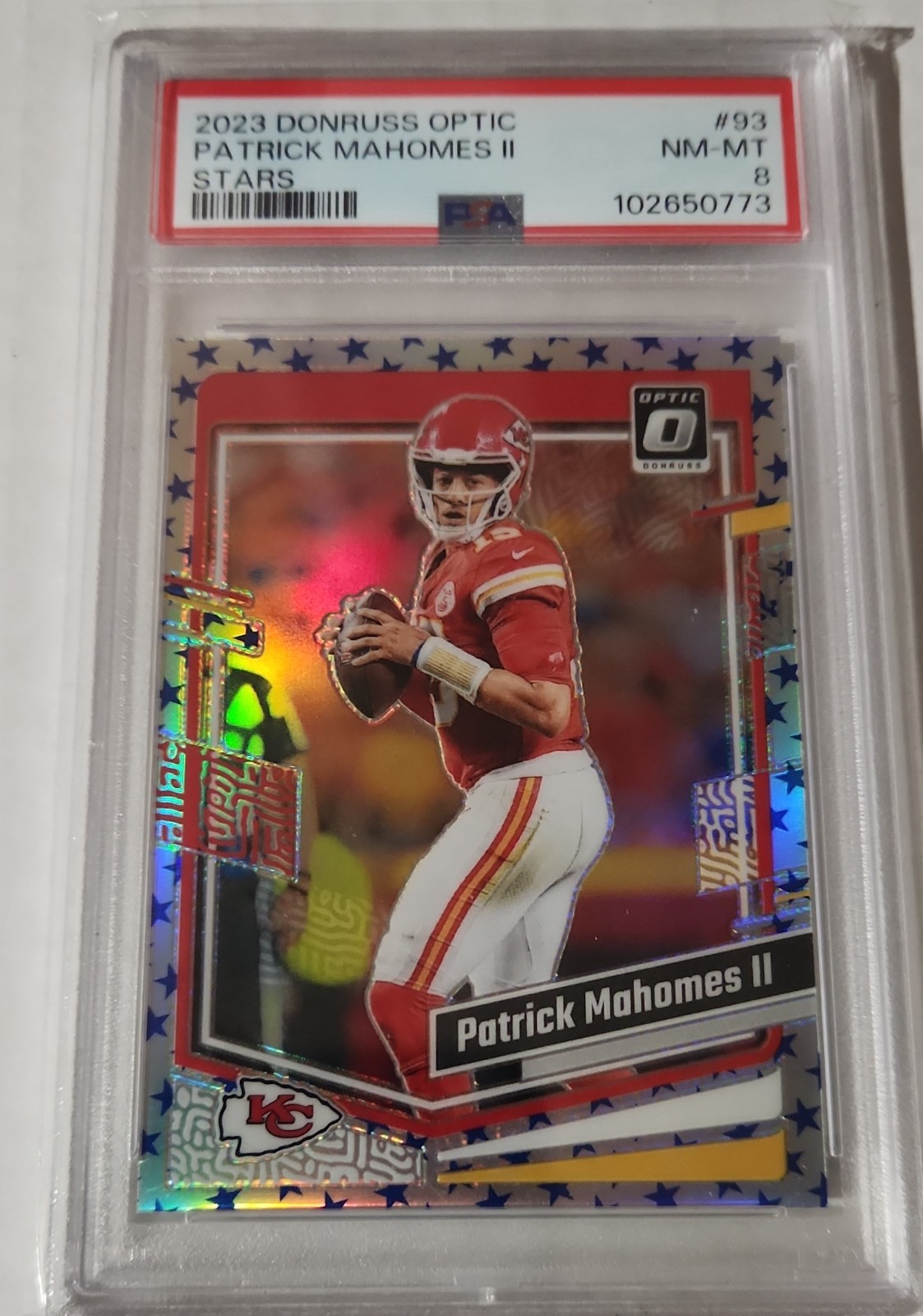 2023 Panini Donruss Optic - Patrick Mahomes II #93 Stars Prizm