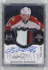 2013-14 Upper Deck The Cup Rookie 45/249 Quinton Howden #120 Patch Auto 0bz8