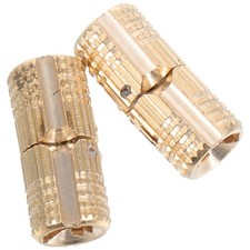  2 Pcs Hidden Door Hinge Ring Box Cylindrical Brass Barrel Hinges