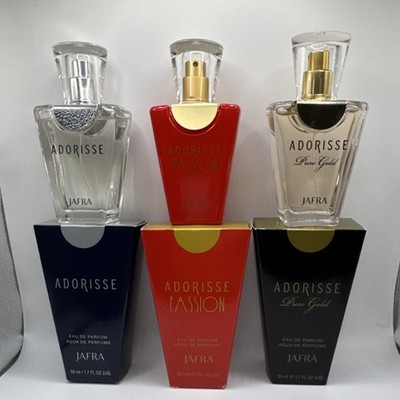 Jafra Adorisse, Passion & Pure Gold Eau de Parfum Spray Set 3  50ml / 1.7 fl oz