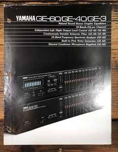 グラフィックイコライザ　YAMAHA GE-60 Yamaha Ge 60 | eBay