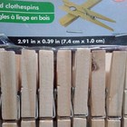 Wooden Laundry Wood Clothespins Clothes Pins Large Springs Regular 36 Pieces — photo 3