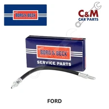 REAR BRAKE HOSE fits DAIMLER 2.8-5.3 SOVEREIGN 3.4 & 4.2 (1973-1986)-BORG & BECK