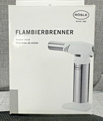 Rosle Creme Brulee Butane/Propane Adjustable Kitchen Torch 12844 BRAND NEW $84