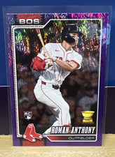 Topps Roman Anthony Boston Red Sox MLB 2026 purple Rookie #079/250 & MLB-2 (2)