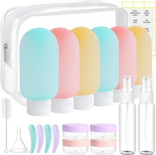 20 Pack Travel Bottles for Toiletries, Travel Size Containers Kit  TSA