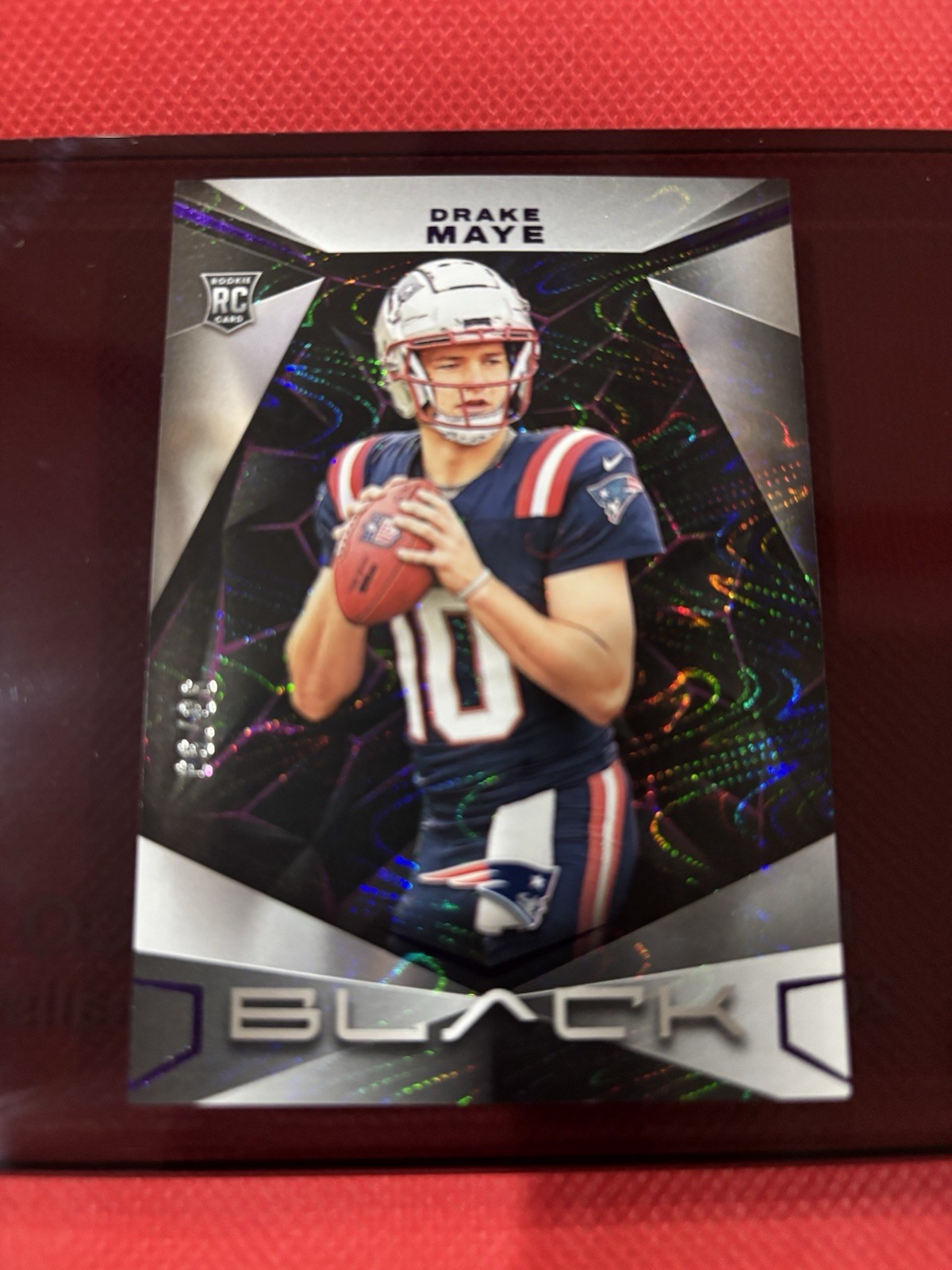 2024 Panini Black - Rookies Drake Maye #128 Royal /99 (RC)