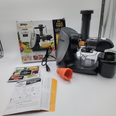 Ninja Cold Press Juicer Pro Black Silver Masticating Juicer JC101