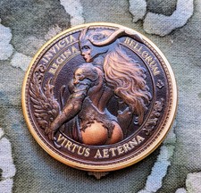 Sexy Demoness Reign of Shadows Coin 1oz .999 Copper w Capsule.  Tiny Mintage!