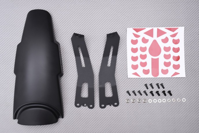 Prolongateur garde-boue avant Ducati DesertX 937 Discovery plastique ABS noir