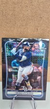Junior Caminero Black Mojo Refractor /10. Card is numbered 8/10.π₯ Case hit. π₯
