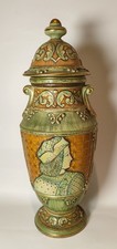 Grand Vase Pot Couvert Deruta
