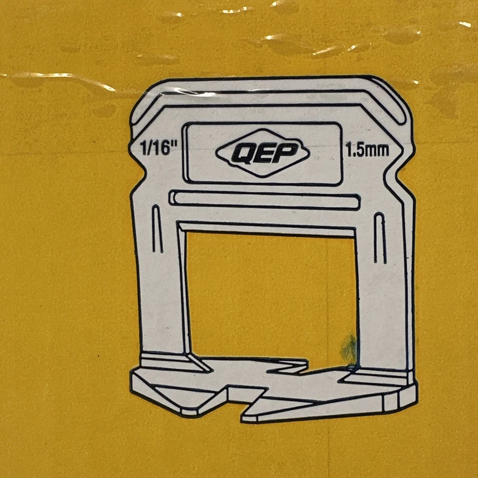 QEP LASH White 1/16 in. Clip, Part A of 2-Part Tile Leveling System 1000 Pack - Image 3 of 4