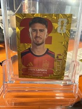 2026 Panini World Cup Sticker Aymeric Laporte Gold Crumple ESP 4