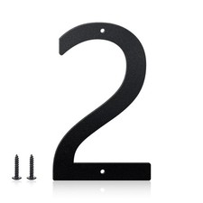 5 Inch House Numbers and Metal Letters for Outdoor Signs, House Numbers for Outs