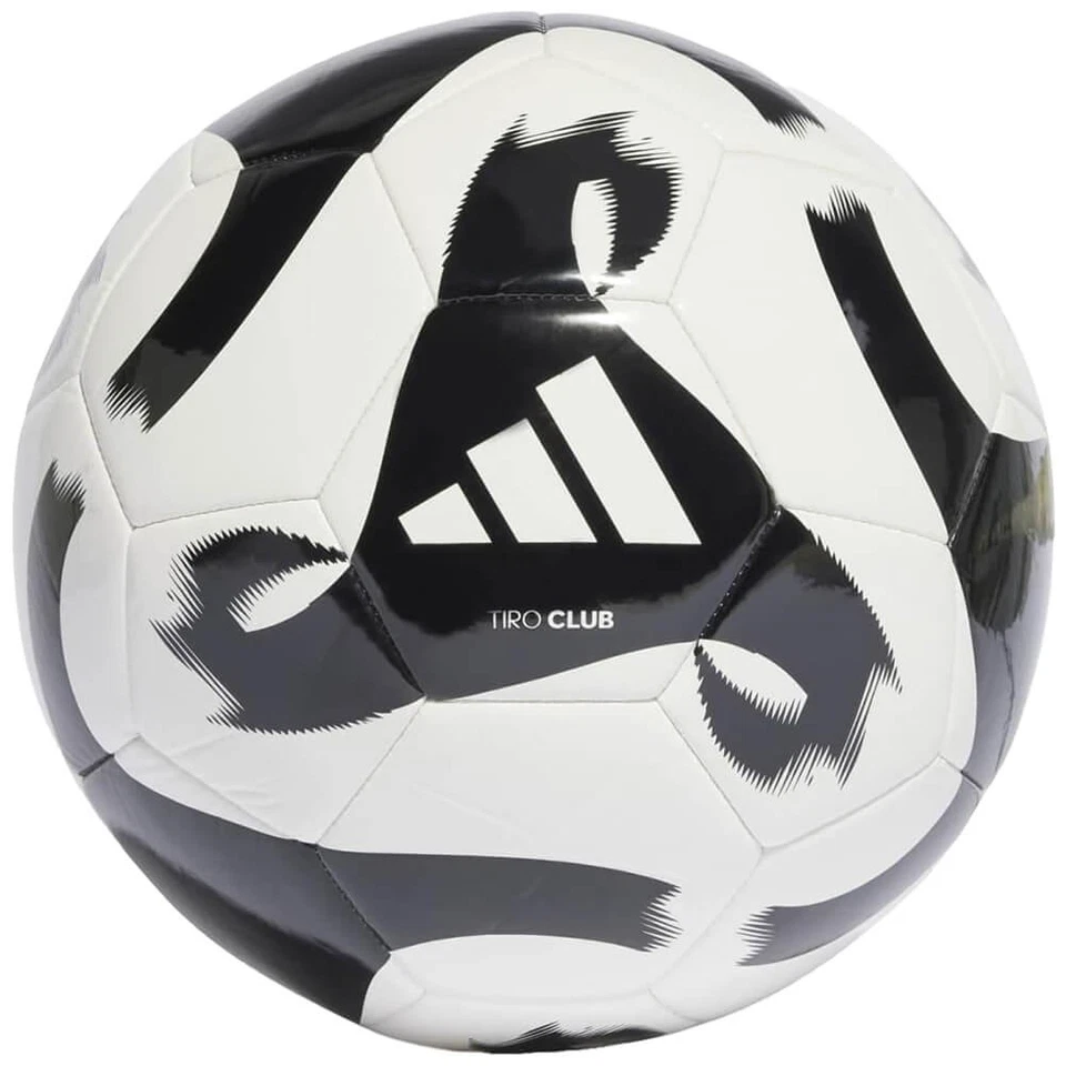 adidas Tiro Club Ball Trainings Fußball Sport Verein schwarz weiß neu