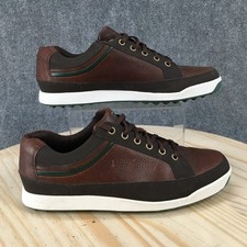FootJoy Sneaker Mens 10M Brown Contour Round Toe Laced Up Casual Leather 54275